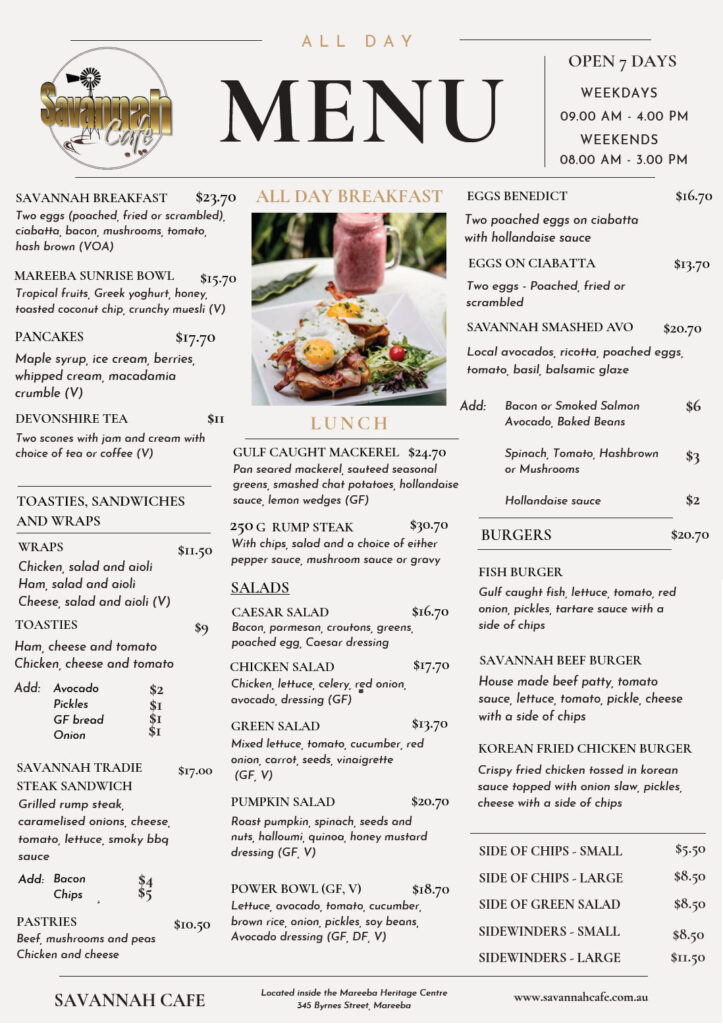 Page02 of our new menu